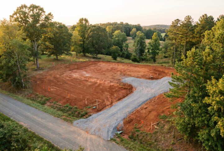 home builders in central virginia evaluating land before custom home construction